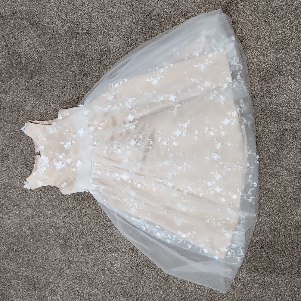 JJ's House Tea Length Flower Girl Tulle Dress